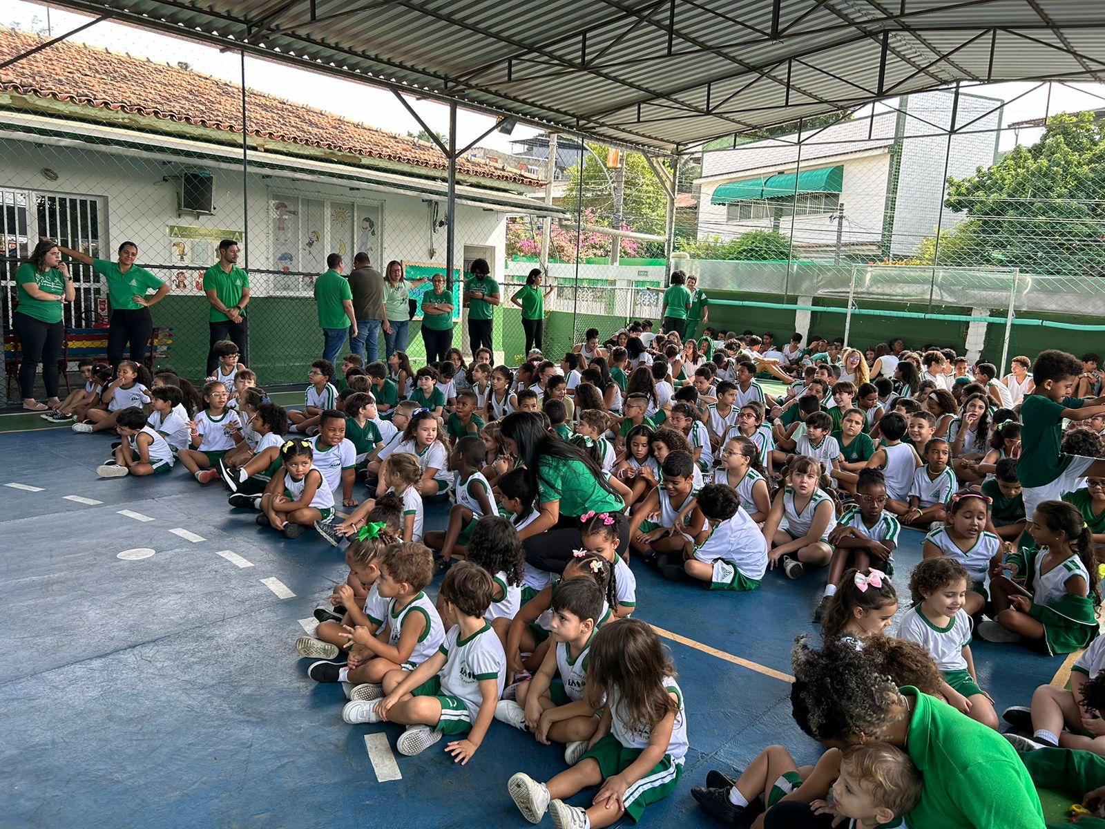 Encontro com alunos