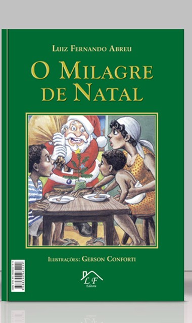 Capa do livro O Milagre de Natal (Português)
